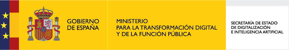 Logotipo Ministerio para la Transformación Digital